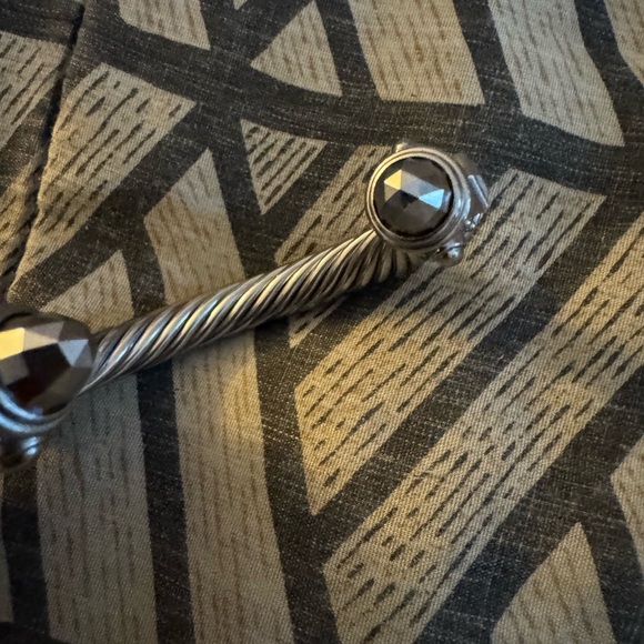 David Yurman Silver Cable Bracelet - Picture 2 of 4